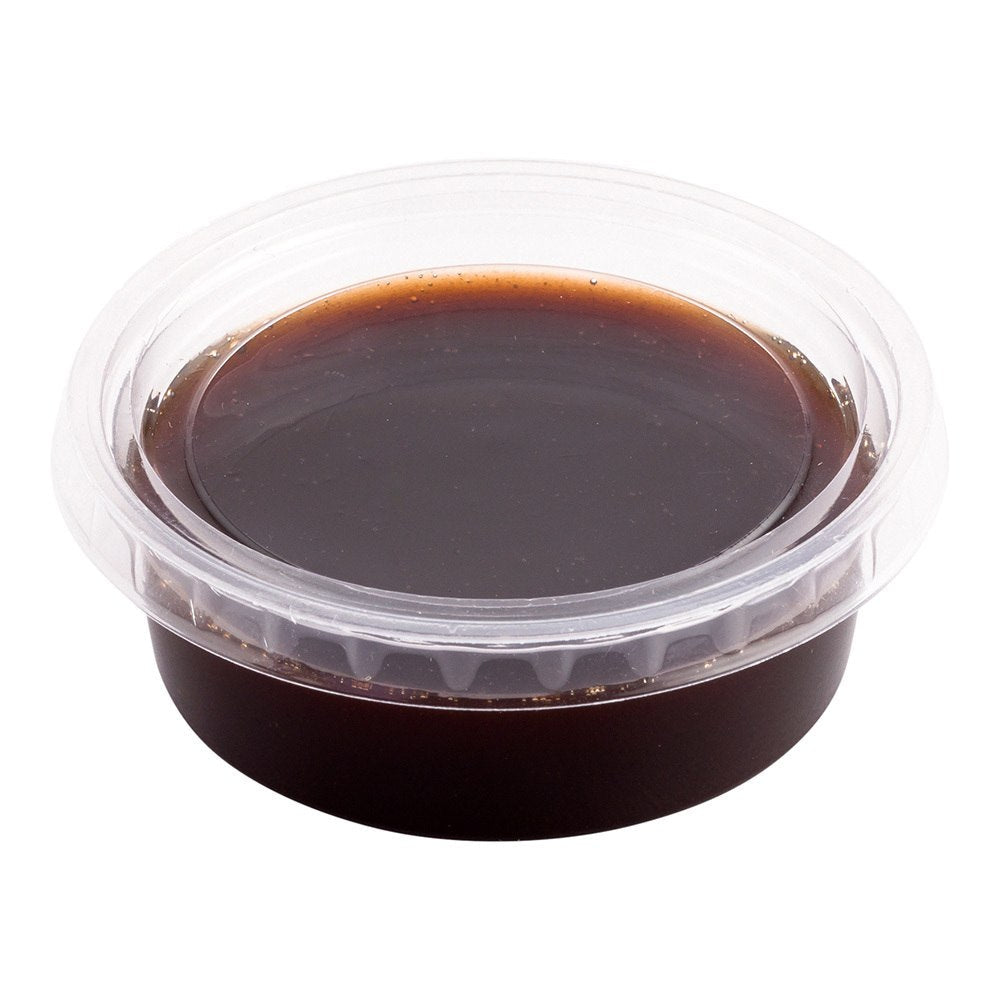 ฝาพลาสติก PLA ใสสำหรับถ้วยซอส Basic Nature - ย่อยสลายได้เชิงพาณิชย์ - 500 ชิ้น